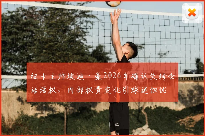 纽卡主帅埃迪·豪2026年确认失转会话语权，内部权责变化引球迷担忧